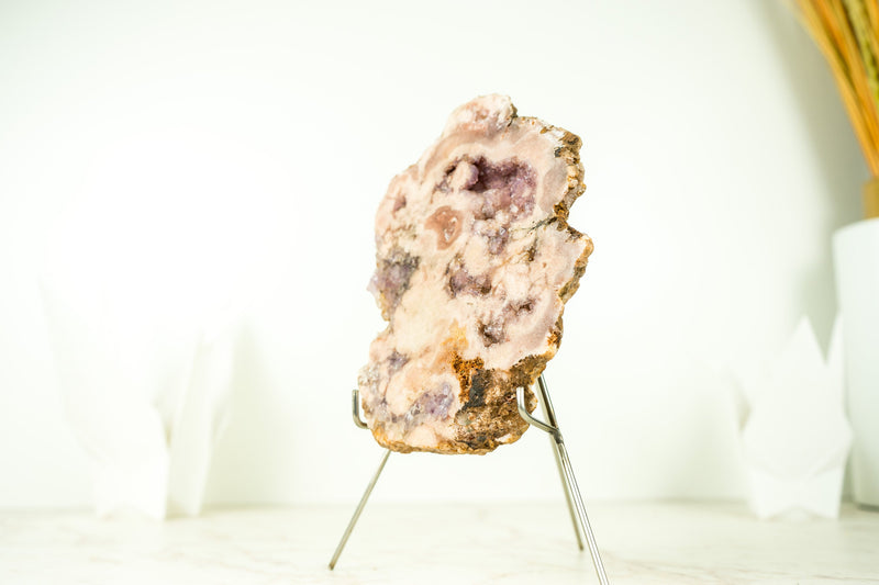 Small Pink Amethyst Geode Slab