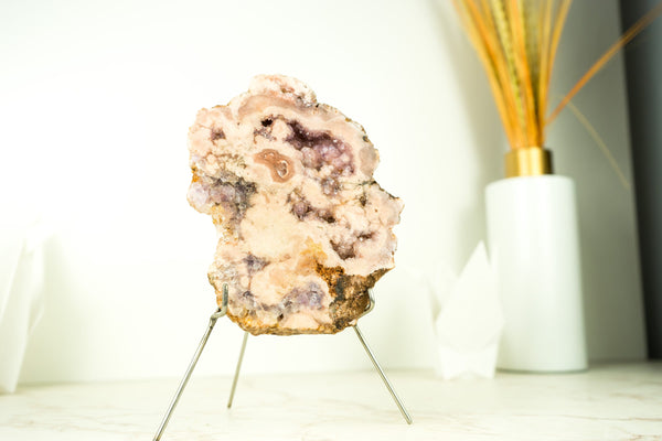 Small Pink Amethyst Geode Slab