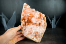 Spectacular Pink Amethyst Geode, Self-Standing with Rare Natural Rose Amethyst Druzy