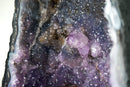 Natürliche Amethyst-Geode mit blauer Galaxie-Amethyst- und Spitzenachat-Matrix