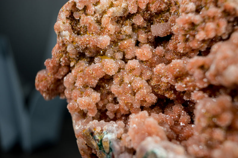 AAA Rosa und Rot Amethyst Geode mit Rot Amethyst Galaxy Druzy auf traubenförmigen Kugeln