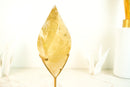 High-Grade Natural Citrine Flame Sculpture on Stand