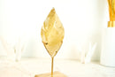 High-Grade Natural Citrine Flame Sculpture on Stand