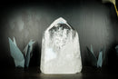 XXL Gorgeous Natural Clear Quartz Tower with Transparent Clear Crystal
