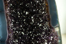 Extraordinary Amethyst Geode Cathedral with AAA, Deep and Dark Purple Amethyst on Rare Blue Agate Matrix - 23 In. 55 Lb. - E2D Crystals & Minerals