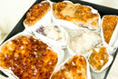 High - Quality, Mixed Citrine and Rare Mineral Flat Box, AAA - Grade Only Crystals - E2D Crystals & Minerals