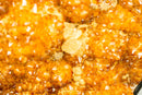 Statement Citrine Cluster Featuring Golden - Orange Druzy and Calcite after Galaxy Citrine Druzy – Collector's Grade, X - Large - 56 Lb. - E2D Crystals & Minerals