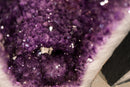 Large Pair of Lavender Amethyst Geode Cathedrals with Sparkly Large Druzy and Clear Crystal Frame - E2D Crystals & Minerals