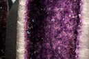 Large Pair of Lavender Amethyst Geode Cathedrals with Sparkly Large Druzy and Clear Crystal Frame - E2D Crystals & Minerals