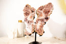 Red and Pink Amethyst Geode Wings, High Grade, All - Natural - E2D Crystals & Minerals