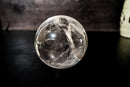 Large Natural Quartz Sphere from Diamantina, Brazil - 5.5 Lbs - E2D Crystals & Minerals