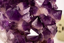 Superb Jelly - Purple Amethyst Cluster with Large Amethyst Crystal Points, 100% Natural & Intact Rare Brazilian Specimen 20 Lbs. - E2D Crystals & Minerals