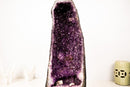 High - Grade Amethyst Cathedral Geode | Sparkly Purple Galaxy Druzy on Agate Matrix | 21.7 Inches, 38.6 Lbs - E2D Crystals & Minerals