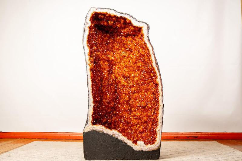 Large Citrine Cathedral Geode – AAA - Grade Madeira Citrine for Collection, Luxury Décor & Energy Work - (50 kg / 108 lb) - E2D Crystals & Minerals