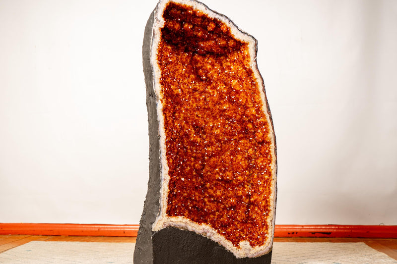 Large Citrine Cathedral Geode – AAA - Grade Madeira Citrine for Collection, Luxury Décor & Energy Work - (50 kg / 108 lb) - E2D Crystals & Minerals