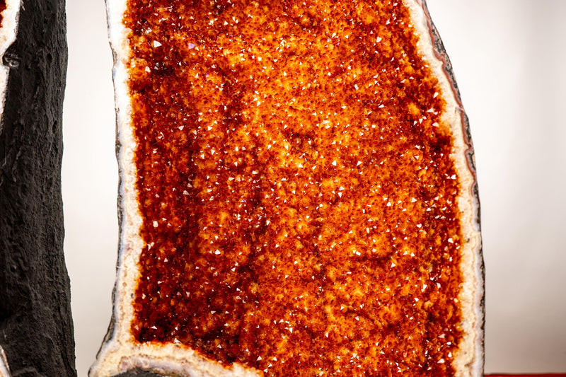 Large Citrine Cathedral Geode – AAA - Grade Madeira Citrine for Collection, Luxury Décor & Energy Work - (50 kg / 108 lb) - E2D Crystals & Minerals
