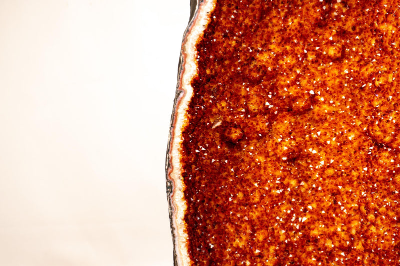 AAA - Grade Citrine Cathedral Geode – Extra - Large Madeira Citrine for Collection, Luxury Décor & Energy Work - (57 kg / 28 In.) - E2D Crystals & Minerals