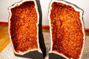Pair of Large Citrine Cathedral Geodes – Bookmatched AAA - Grade Madeira Citrine for Collection, Luxury Décor & Energy Work (50 kg / 108 lb) - E2D Crystals & Minerals