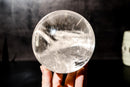 Large Natural Quartz Sphere from Diamantina, Brazil - 5.5 Lbs - E2D Crystals & Minerals
