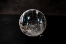 Natural Clear Quartz Sphere – AAA - Grade Crystal Ball, from Diamantina, Brazil - E2D Crystals & Minerals