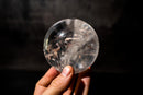 Natural Water - Clear Quartz Sphere – 95%+ Flawless from Diamantina - E2D Crystals & Minerals