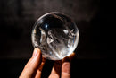 Natural Water - Clear Quartz Sphere – 95%+ Flawless from Diamantina - E2D Crystals & Minerals