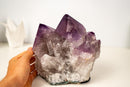 Rare Amethyst Cluster with X - Large Purple Crystal Points – Collection - Grade Brazilian Specimen, 100% Natural and Intact, 14 Lbs. - E2D Crystals & Minerals