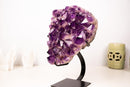 Superb Jelly - Purple Amethyst Cluster with Large Amethyst Crystal Points, 100% Natural & Intact Rare Brazilian Specimen 20 Lbs. - E2D Crystals & Minerals