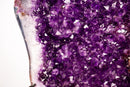 Large AAA - Grade Amethyst Cluster – Grape - Jelly Purple & Sparkling Druzy on Custom - Made Stand – Uruguay - 23.1 Kg - 51 lb - E2D Crystals & Minerals