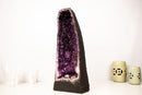 High - Grade Amethyst Cathedral Geode | Sparkly Purple Galaxy Druzy on Agate Matrix | 21.7 Inches, 38.6 Lbs - E2D Crystals & Minerals