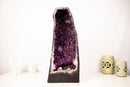 High - Grade Amethyst Cathedral Geode | Sparkly Purple Galaxy Druzy on Agate Matrix | 21.7 Inches, 38.6 Lbs - E2D Crystals & Minerals