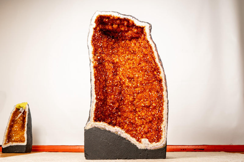 Large Citrine Cathedral Geode – AAA - Grade Madeira Citrine for Collection, Luxury Décor & Energy Work - (50 kg / 108 lb) - E2D Crystals & Minerals