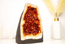 AAA - Grade Citrine Geode Cathedral with Madeira Orange Citrine Druzy - E2D Crystals & Minerals