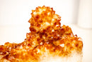 Natural Citrine Rosette Crystal Cluster with a Large Deep Orange Stalactite - E2D Crystals & Minerals