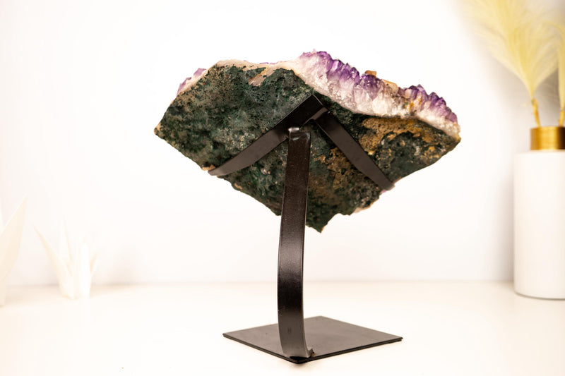 Grape Jelly Purple Amethyst Cluster – Sculptural AAA Quality Crystal - E2D Crystals & Minerals