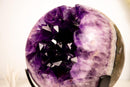 X - Large Amethyst Sphere with Deep Purple Amethyst - E2D Crystals & Minerals