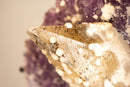 Rare Crystal Calcite on Lavender Amethyst Cluster with Cubic Calcite Inclusions - E2D Crystals & Minerals