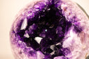 XL Amethyst Sphere 94 lb - AAA - Grade, with Large, Grape Jelly Purple Points - E2D Crystals & Minerals