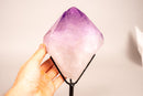 Natual Lavender Purple Amethyst Point with Record Keepers - E2D Crystals & Minerals