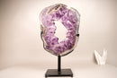 Amethyst Portal with Large Purple Amethyst and Agate Lace, Dual - Sided - E2D Crystals & Minerals
