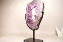 Large Amethyst Portal with Large Purple Amethyst and Agate Lace, Dual - Sided - E2D Crystals & Minerals