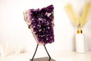 Grape Jelly Purple Amethyst Cluster – Large, AAA Quality with a Flower Formation - E2D Crystals & Minerals