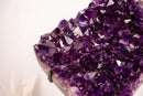Amethyst Geode Cluster with Large Dark Purple "Grape Jelly" Druzy - E2D Crystals & Minerals