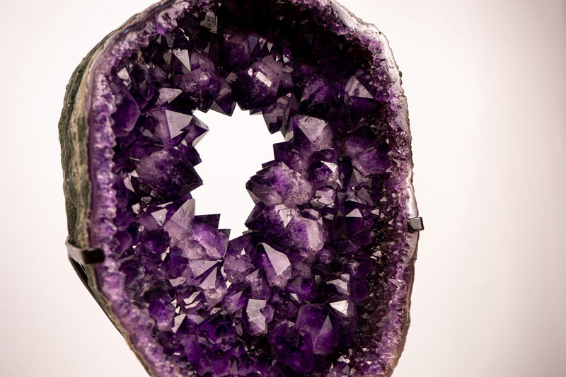 Rare Amethyst Geode Portal – AAA Crown Druzy Formation - E2D Crystals & Minerals