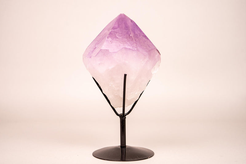 Natual Lavender Purple Amethyst Point with Record Keepers - E2D Crystals & Minerals