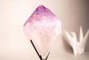 Natual Lavender Purple Amethyst Point with Record Keepers - E2D Crystals & Minerals