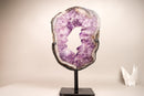 Amethyst Portal with Large Purple Amethyst and Agate Lace, Dual - Sided - E2D Crystals & Minerals
