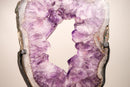 Amethyst Portal with Large Purple Amethyst and Agate Lace, Dual - Sided - E2D Crystals & Minerals