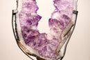 Large Amethyst Portal with Large Purple Amethyst and Agate Lace, Dual - Sided - E2D Crystals & Minerals