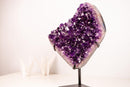 Amethyst Geode Cluster with Large Dark Purple "Grape Jelly" Druzy - E2D Crystals & Minerals